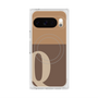 Premium Square Case with Pixelsnap［ Original - initial two tone - Q brown ］
