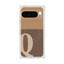 Premium Square Case with Pixelsnap［ Original - initial two tone - Q brown ］