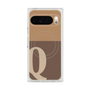 Premium Square Case with Pixelsnap［ Original - initial two tone - Q brown ］