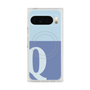 Premium Square Case with Pixelsnap［ Original - initial two tone - Q blue ］