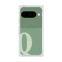 Premium Square Case with Pixelsnap［ Original - initial two tone - Q green ］