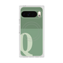 Premium Square Case with Pixelsnap［ Original - initial two tone - Q green ］