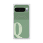 Premium Square Case with Pixelsnap［ Original - initial two tone - Q green ］