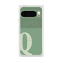 Premium Square Case with Pixelsnap［ Original - initial two tone - Q green ］