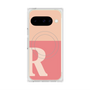 Premium Square Case with Pixelsnap［ Original - initial two tone - R pink ］