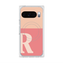 Premium Square Case with Pixelsnap［ Original - initial two tone - R pink ］