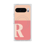 Premium Square Case with Pixelsnap［ Original - initial two tone - R pink ］