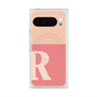 Premium Square Case with Pixelsnap［ Original - initial two tone - R pink ］