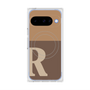 Premium Square Case with Pixelsnap［ Original - initial two tone - R brown ］
