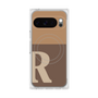 Premium Square Case with Pixelsnap［ Original - initial two tone - R brown ］