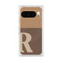 Premium Square Case with Pixelsnap［ Original - initial two tone - R brown ］