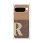 Premium Square Case with Pixelsnap［ Original - initial two tone - R brown ］