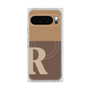 Premium Square Case with Pixelsnap［ Original - initial two tone - R brown ］
