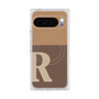 Premium Square Case with Pixelsnap［ Original - initial two tone - R brown ］
