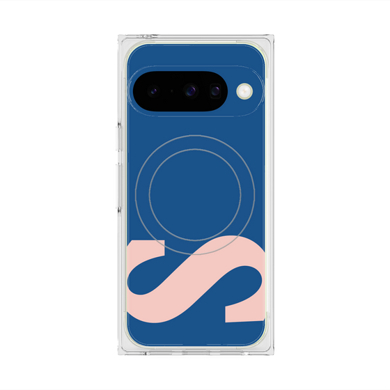 Premium Square Case with Pixelsnap［ Original - initial color - S navy ］