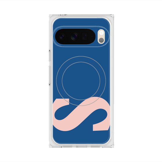 Premium Square Case with Pixelsnap［ Original - initial color - S navy ］