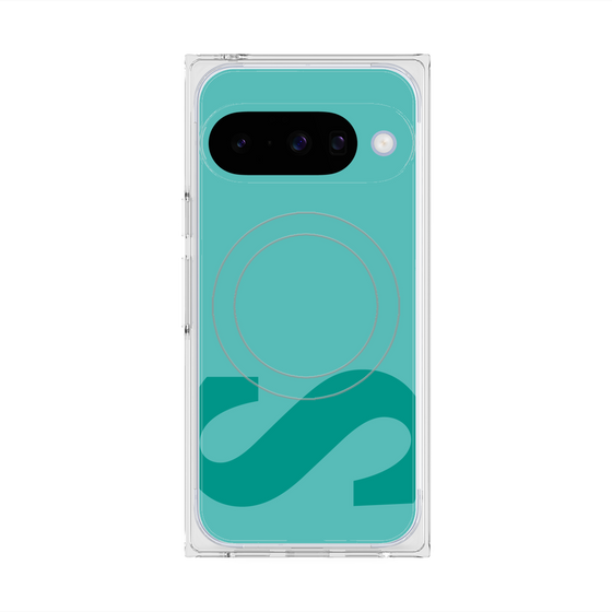 Premium Square Case with Pixelsnap［ Original - initial color - S light green ］