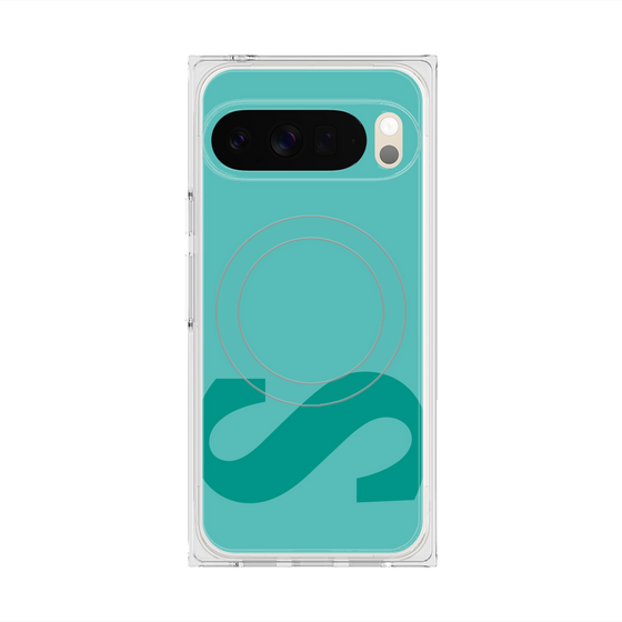 Premium Square Case with Pixelsnap［ Original - initial color - S light green ］