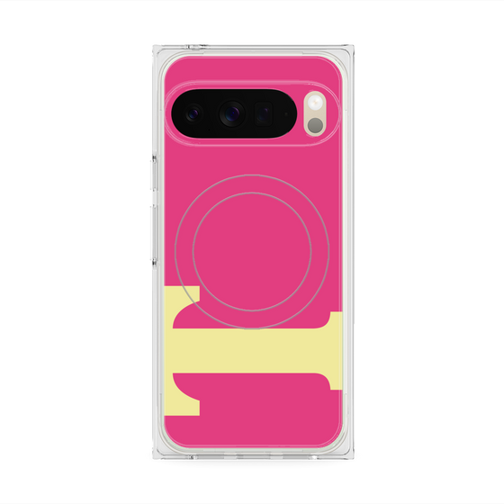 Premium Square Case with Pixelsnap［ Original - initial color - T pink ］