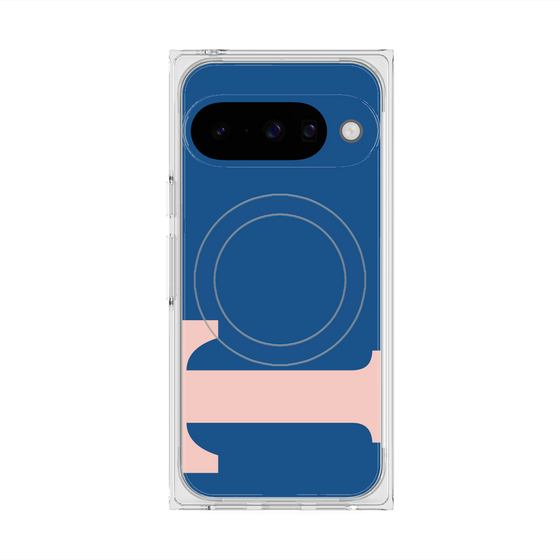 Premium Square Case with Pixelsnap［ Original - initial color - T navy ］