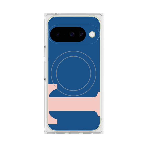 Premium Square Case with Pixelsnap［ Original - initial color - T navy ］