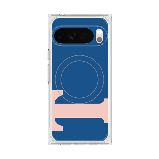 Premium Square Case with Pixelsnap［ Original - initial color - T navy ］
