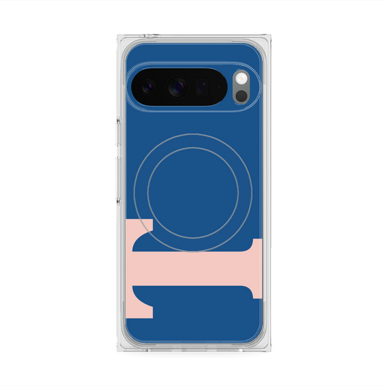 Premium Square Case with Pixelsnap［ Original - initial color - T navy ］