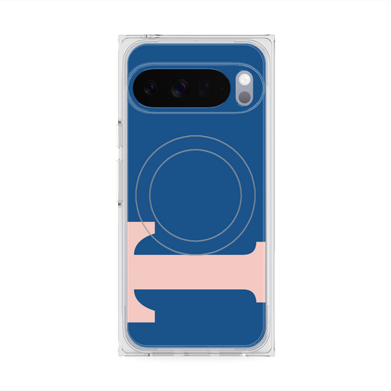 Premium Square Case with Pixelsnap［ Original - initial color - T navy ］