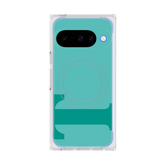 Premium Square Case with Pixelsnap［ Original - initial color - T light green ］