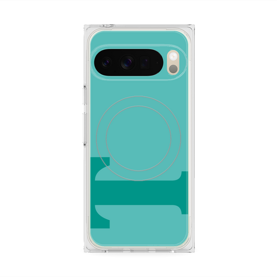 Premium Square Case with Pixelsnap［ Original - initial color - T light green ］