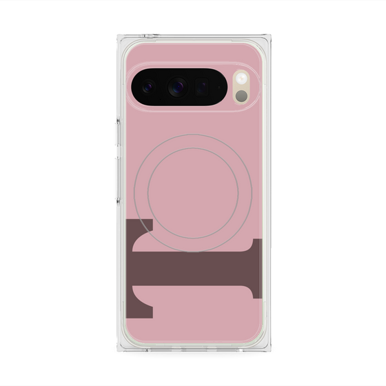 Premium Square Case with Pixelsnap［ Original - initial color - T dusty pink ］