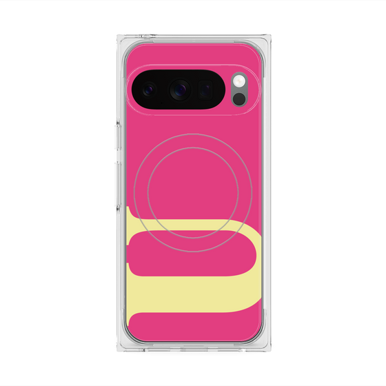 Premium Square Case with Pixelsnap［ Original - initial color - U pink ］