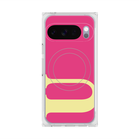 Premium Square Case with Pixelsnap［ Original - initial color - U pink ］