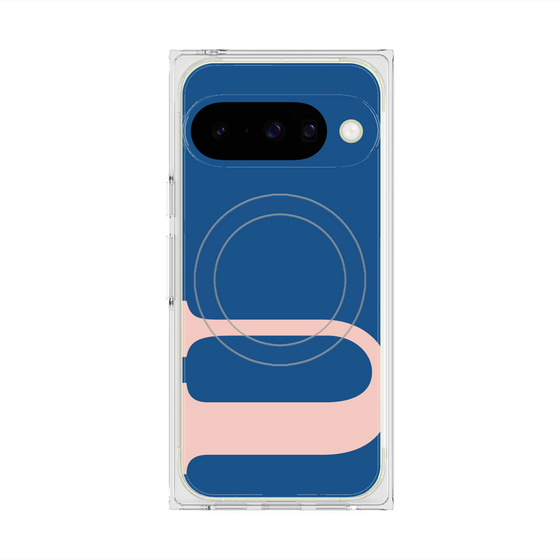 Premium Square Case with Pixelsnap［ Original - initial color - U navy ］