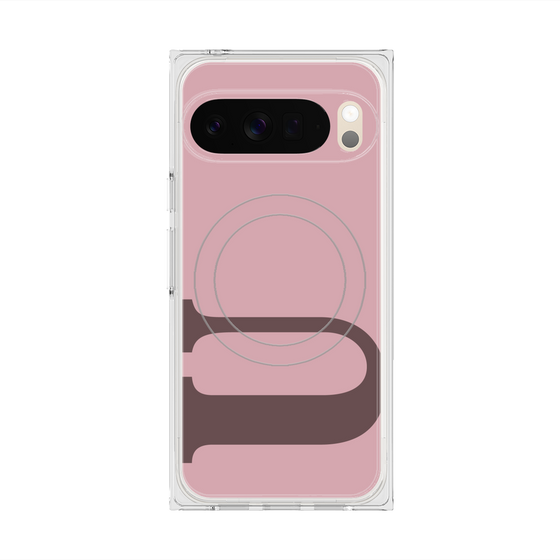 Premium Square Case with Pixelsnap［ Original - initial color - U dusty pink ］