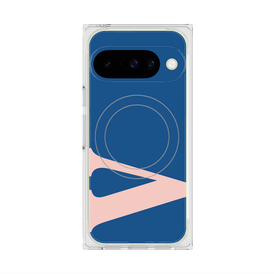 Premium Square Case with Pixelsnap［ Original - initial color - V navy ］