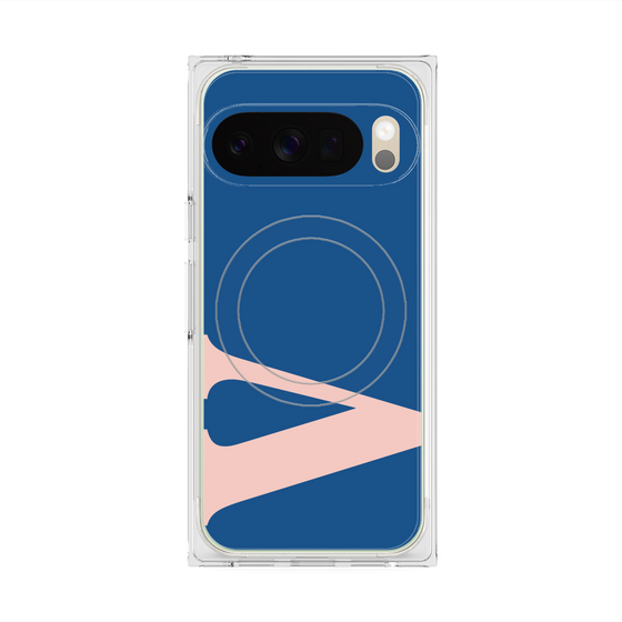 Premium Square Case with Pixelsnap［ Original - initial color - V navy ］