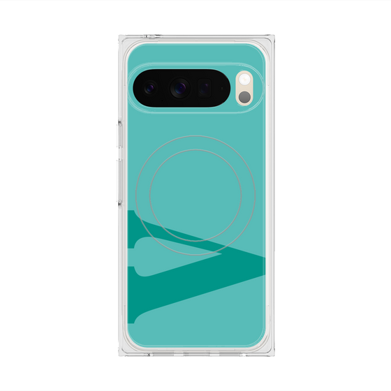 Premium Square Case with Pixelsnap［ Original - initial color - V light green ］