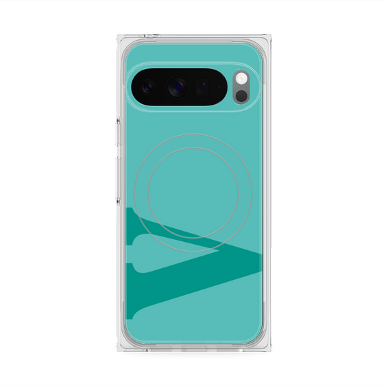 Premium Square Case with Pixelsnap［ Original - initial color - V light green ］