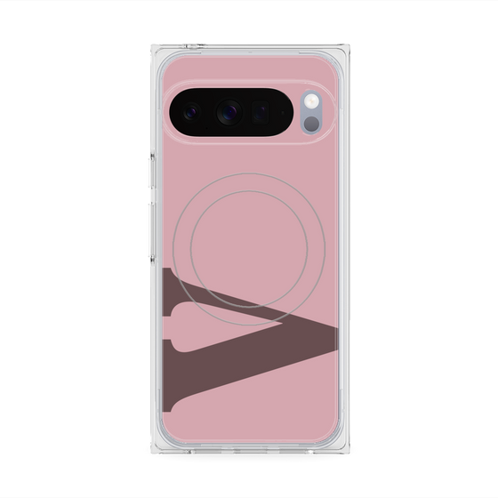 Premium Square Case with Pixelsnap［ Original - initial color - V dusty pink ］