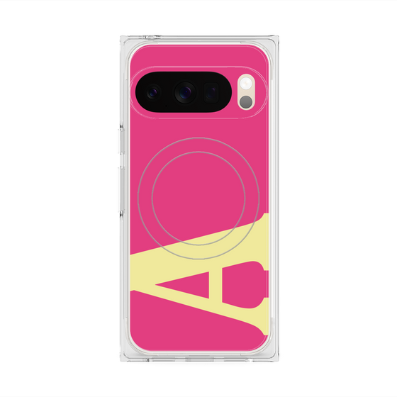 Premium Square Case with Pixelsnap［ Original - initial color - A pink ］