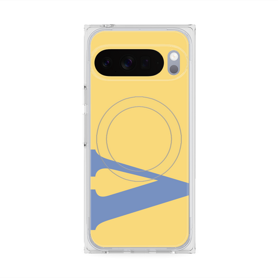 Premium Square Case with Pixelsnap［ Original - initial color - V yellow ］