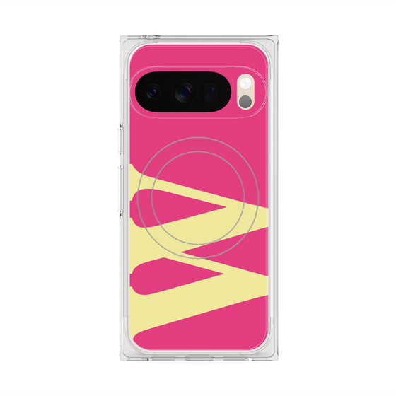 Premium Square Case with Pixelsnap［ Original - initial color - W pink ］