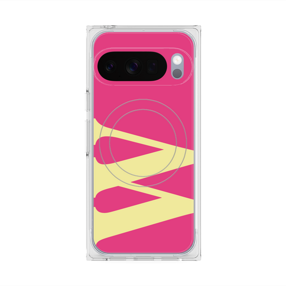 Premium Square Case with Pixelsnap［ Original - initial color - W pink ］