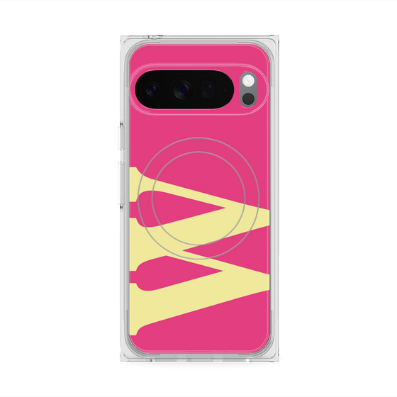 Premium Square Case with Pixelsnap［ Original - initial color - W pink ］