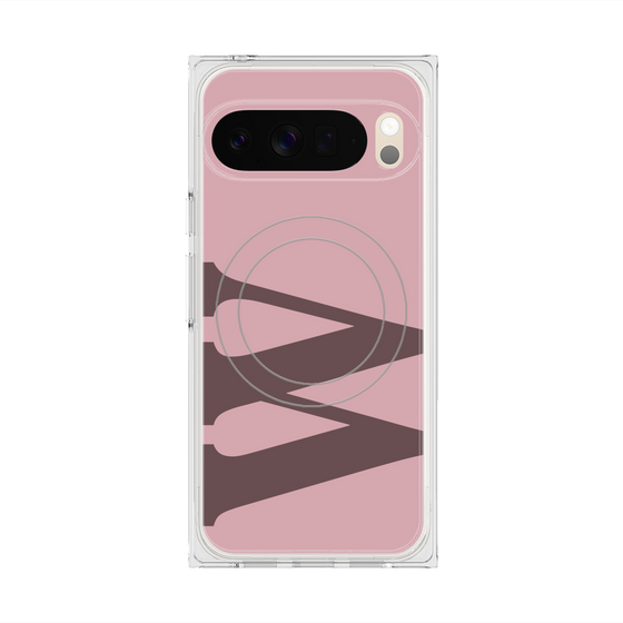 Premium Square Case with Pixelsnap［ Original - initial color - W dusty pink ］