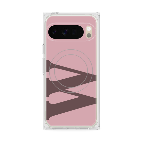 Premium Square Case with Pixelsnap［ Original - initial color - W dusty pink ］