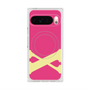 Premium Square Case with Pixelsnap［ Original - initial color - X pink ］
