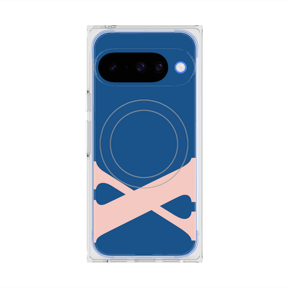 Premium Square Case with Pixelsnap［ Original - initial color - X navy ］