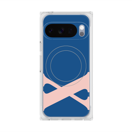Premium Square Case with Pixelsnap［ Original - initial color - X navy ］